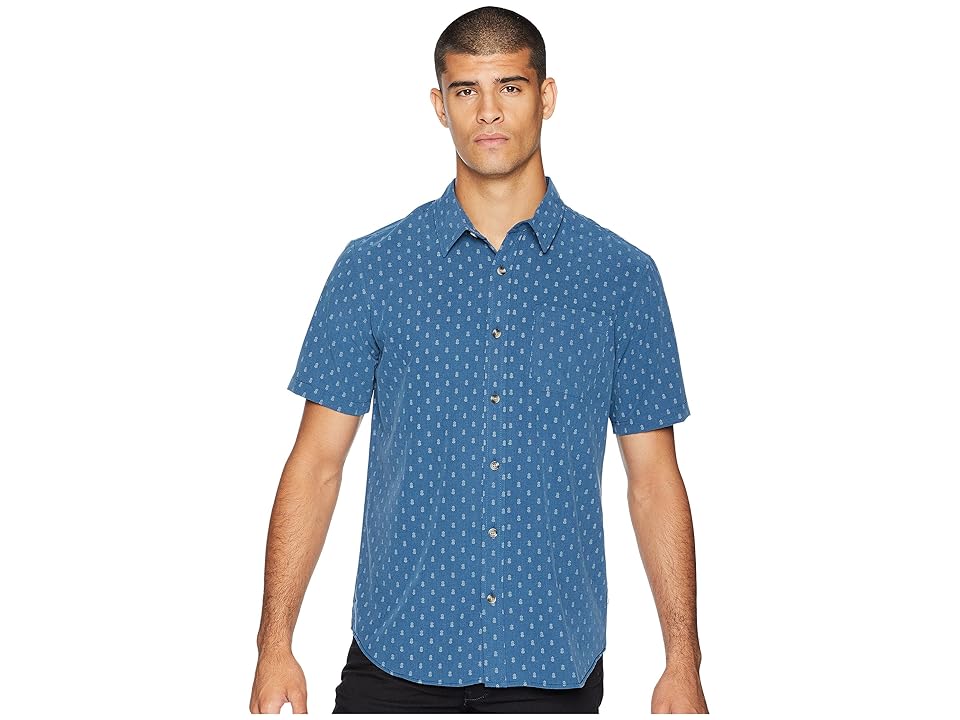 

O'Neill Home Grown Woven Top (Cobalt) Men's Clothing, Blue