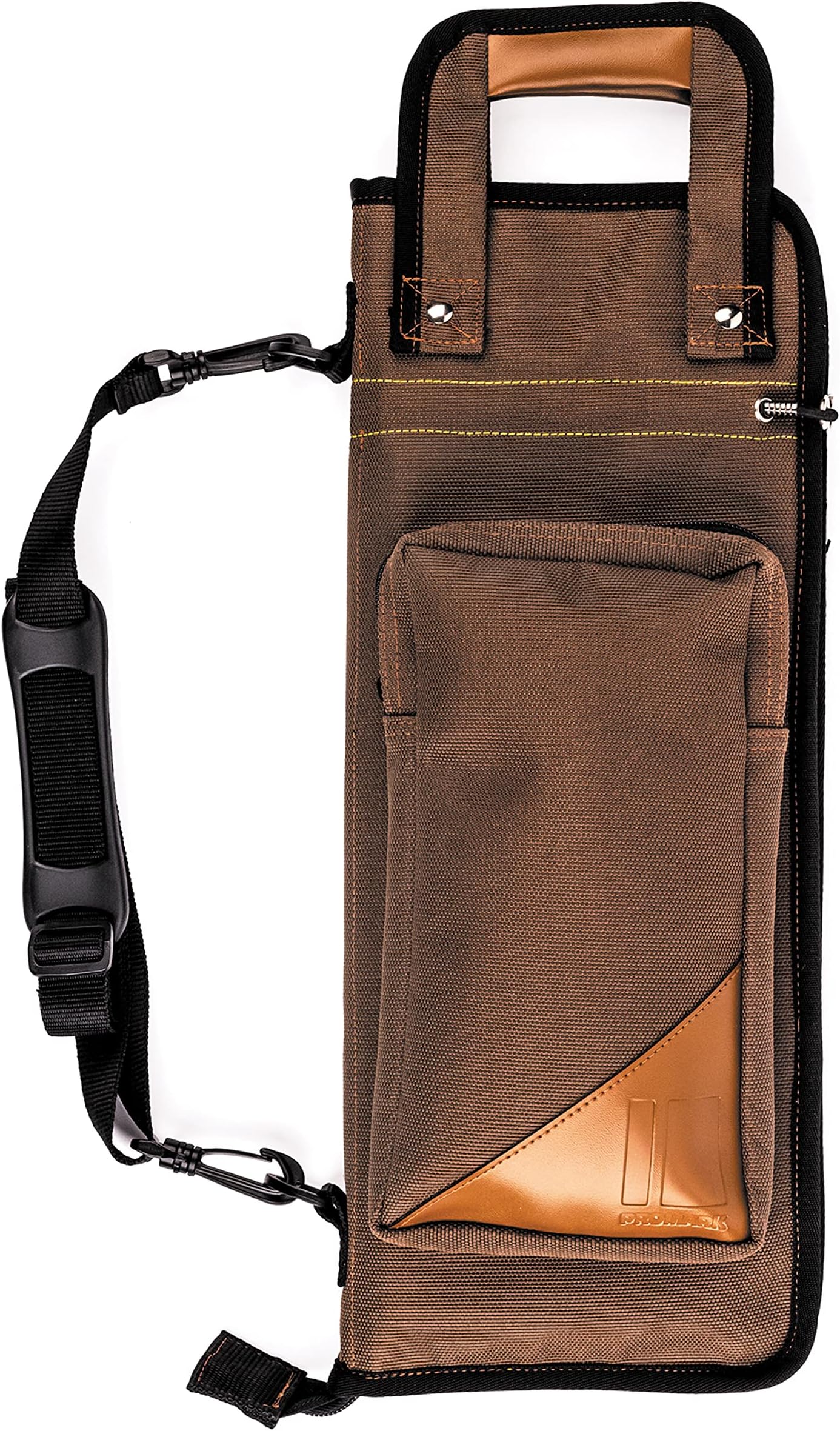 ProMark Drum Stick Bag - Transport Deluxe Drumstick Holder - Drum Sticks Holder Made from Weatherproof Ballistic Nylon and Synthetic Leather - Drumstick Bag Mounts to Tom Drum