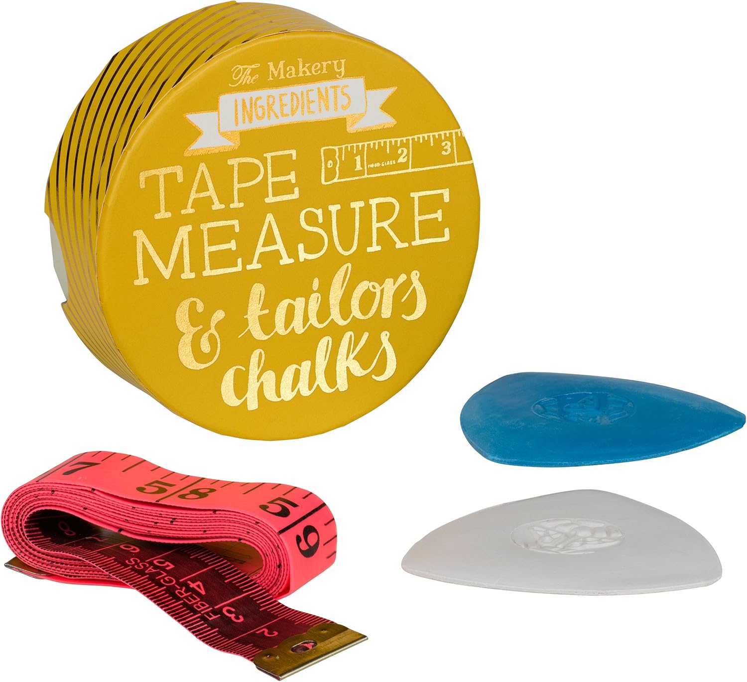 The Makery Chalks and Tape Measure, MultiColour Home