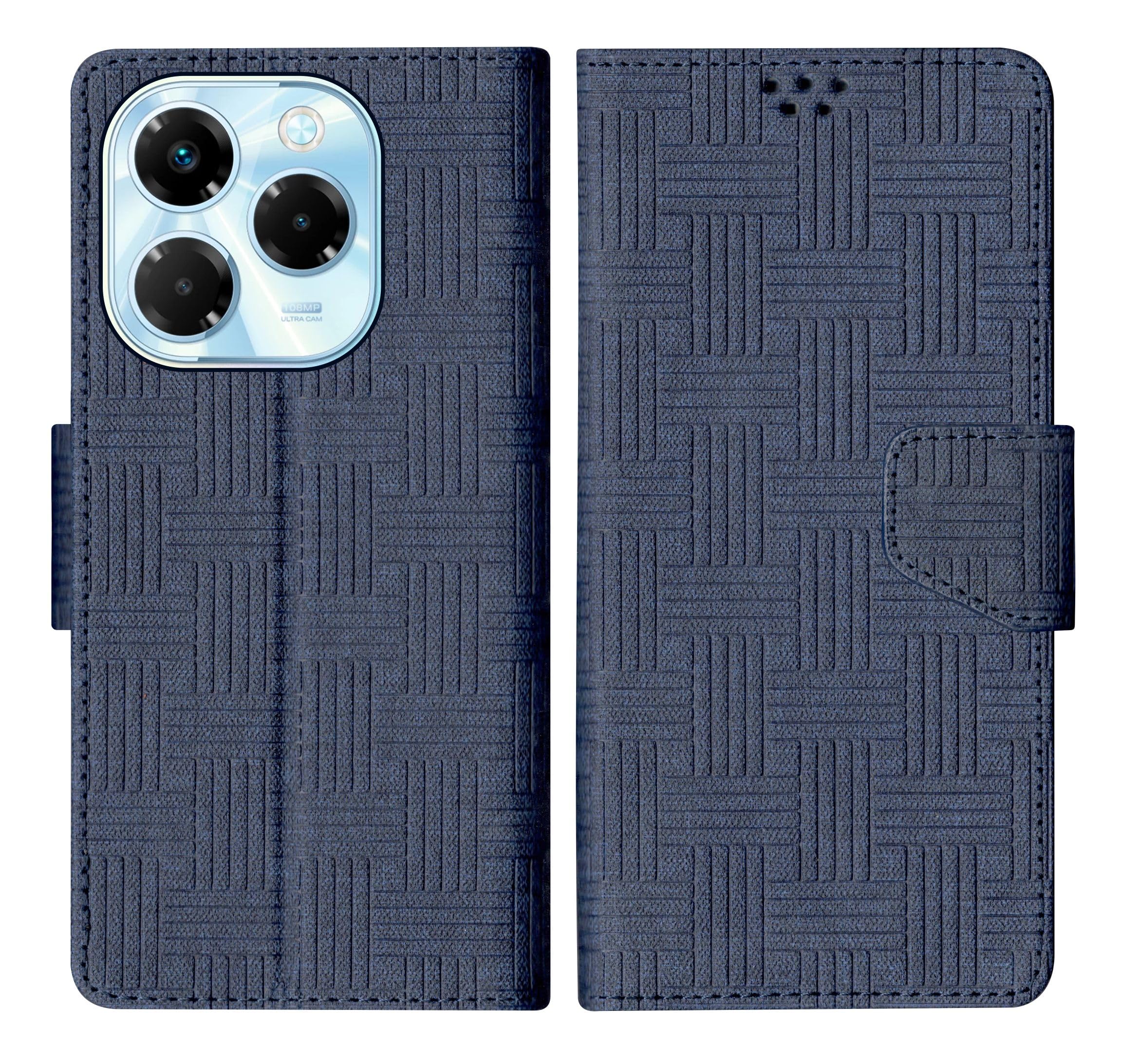 SBMS Flip Cover for Infinix Note 40X 5G Back Cover Case with Magnatic Closure | Inbuilt Stand | Card & Money Pocket (Mat Blue) (B0DF6HB61N) Amazon Price History, Amazon Price Tracker