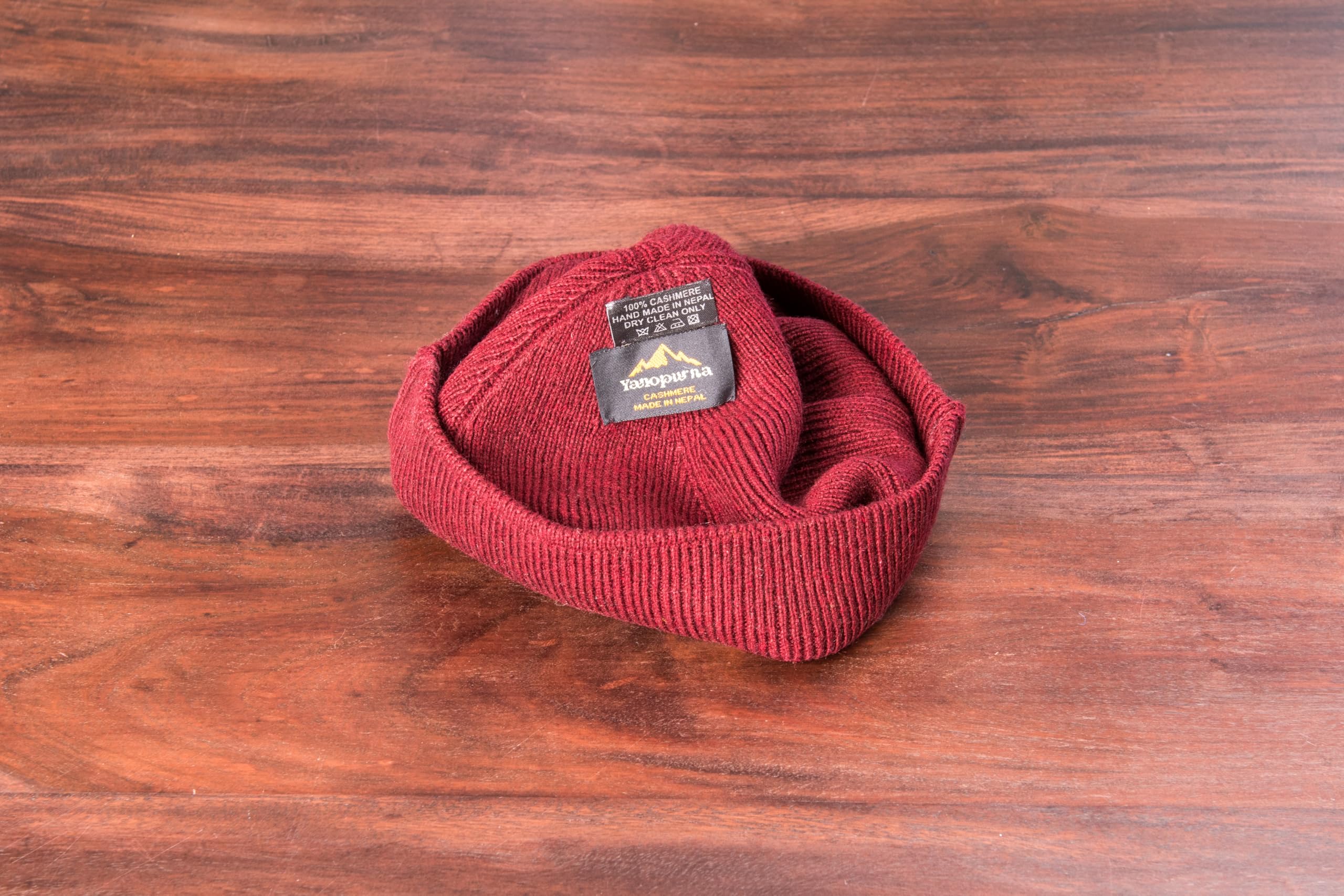 Bonnet en Cachemire – Bonnet tissé Main en Pure Laine Cachemire pour Femmes et Hommes – Bonnet Unisexe, Bonnet d'hiver Doux, fabriqué au Népal