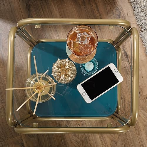 Miniatura 5 de Sauder Mesa auxiliar Coral Cabo, L 15.98" x W 14.09" x H 24.21", Acabado Oro Satinado