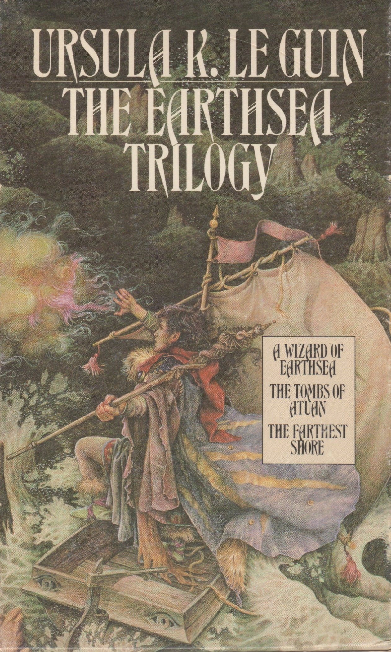 Buy The Earthsea Trilogy: A Wizard of Earthsea, the Tombs of Autan, the Farthest Shore (Deluxe Gift-Box Edition) โ BookShops.in