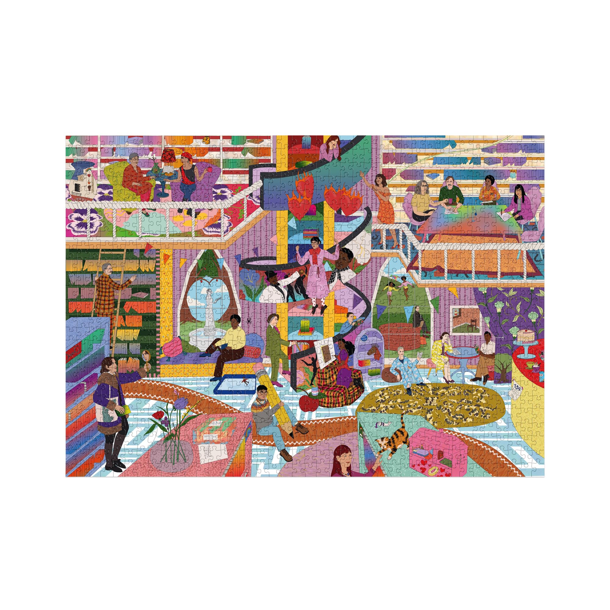 The World of Queer Stories a 1000-piece Jjigsaw: Celebrating LGBTQ+ Literary Icons