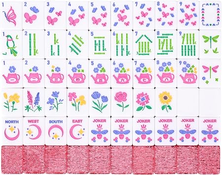 Pink American Mahjong Set