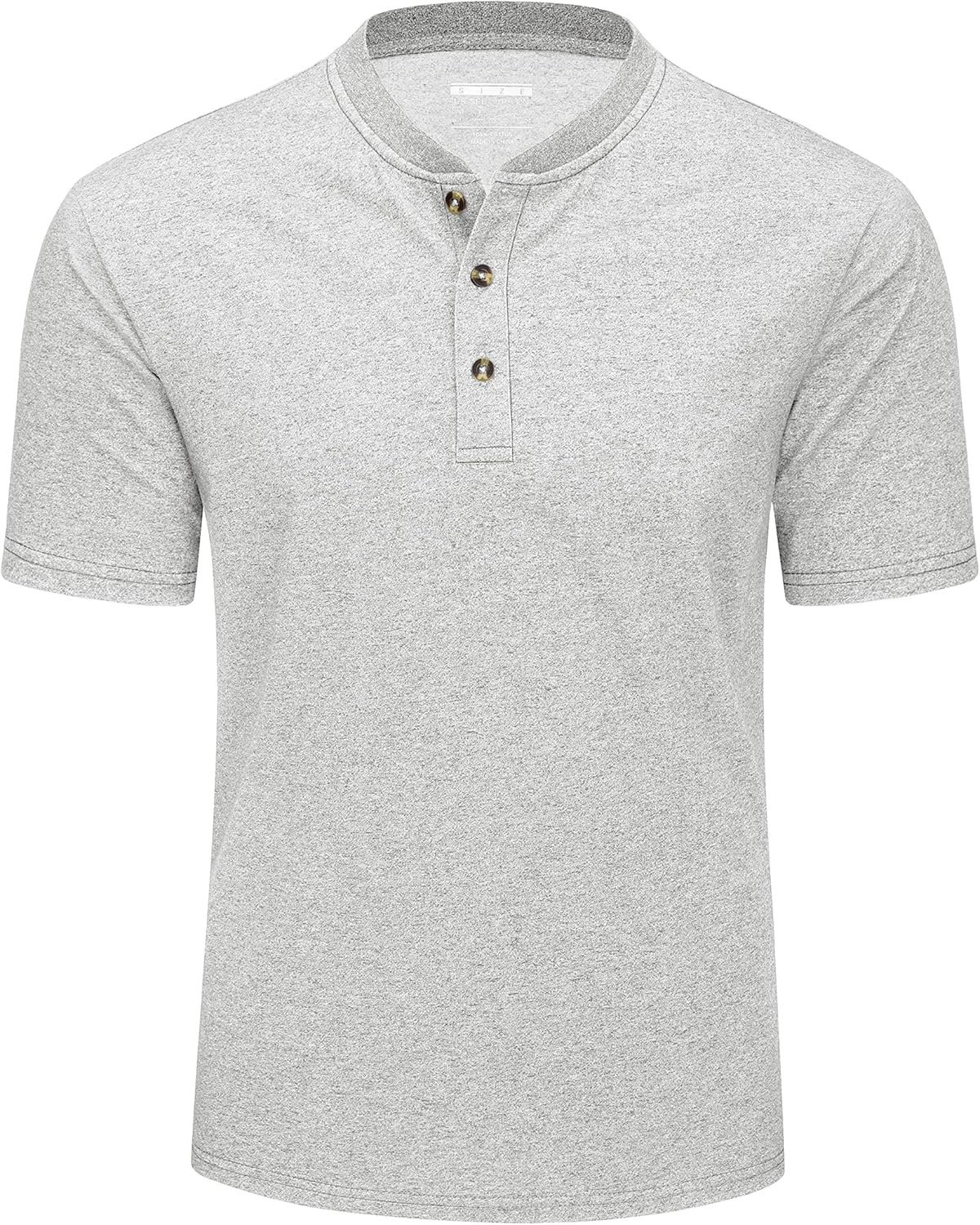 MAGCOMSEN Men's Henley Short Sleeve Shirt Moisture Wicking Lightweight Cotton T-Shirts Casual Summer Basic Tee Shirt - Image 7