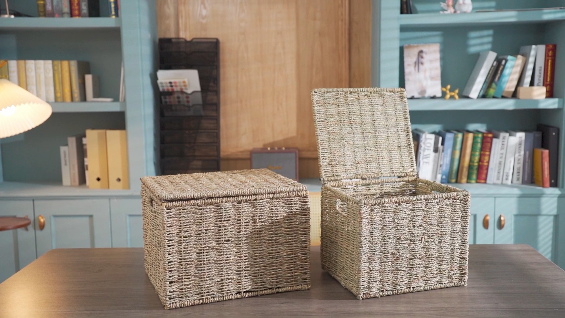 Amazon.com : Marspark Seagrass File Box Organizers Decorative File