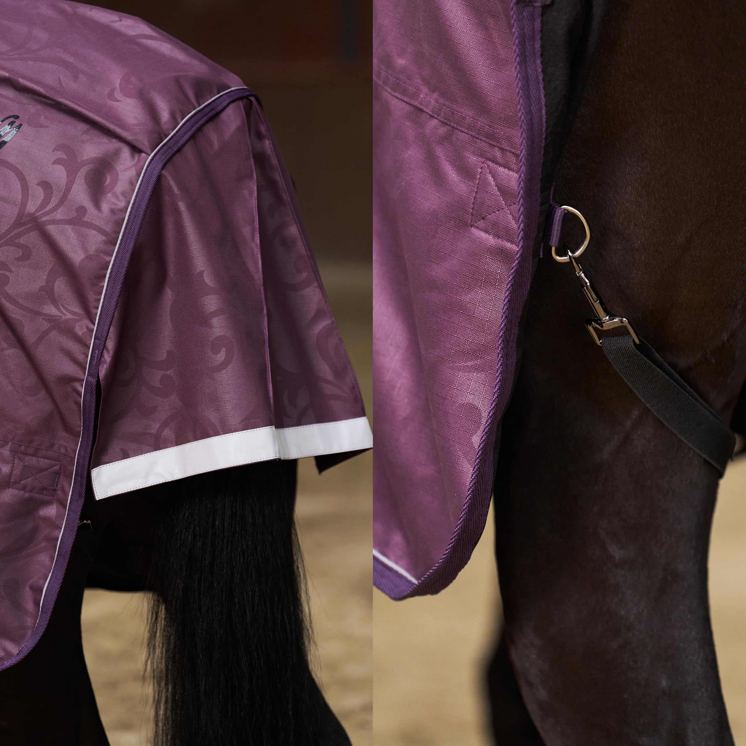 Imperial Riding Coperta per esterni IRH Super-Dry 300 g, impermeabile e traspirante, imbottitura in poliestere 600D da 300 g, calda coperta invernale per cavalli, robusta e facile da pulire, fico 115