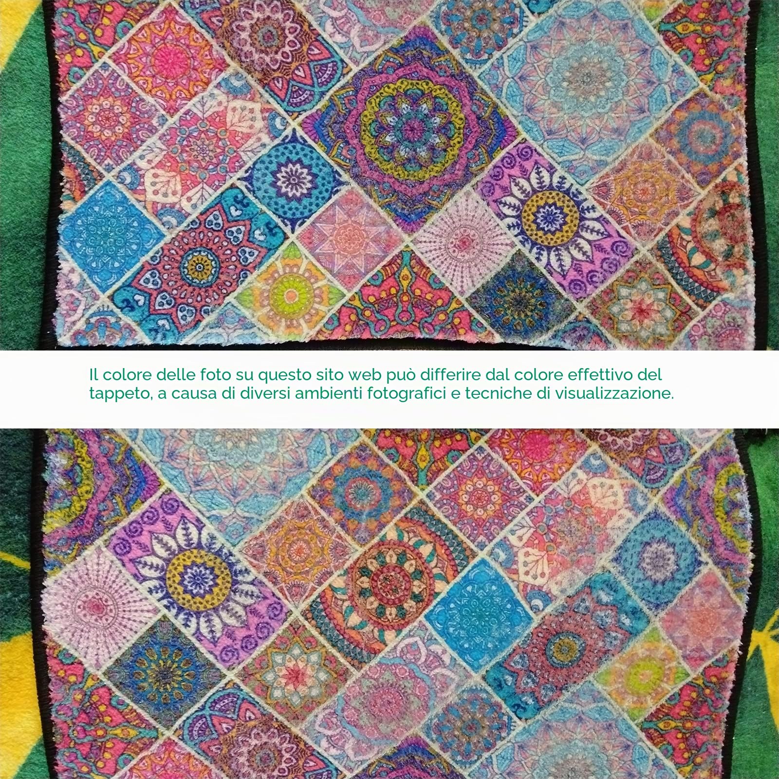 Tappeto,120 x 160 cm, Verde salvia moderno bianco, Tappeti Corridoio Camera da letto Cucina Soggiorno,