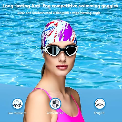 Miniatura 3 de Gafas de natación, gafas de natación, gafas de natación profesionales, antivaho sin fugas, gafas de natación de visión amplia