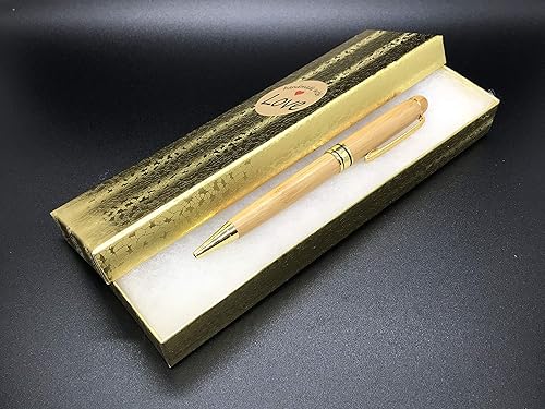 Miniatura 5 de Custom Wood Pen, Personalized Maple, Bamboo, Rosewood, Wood Ball Point Pen - Engraved