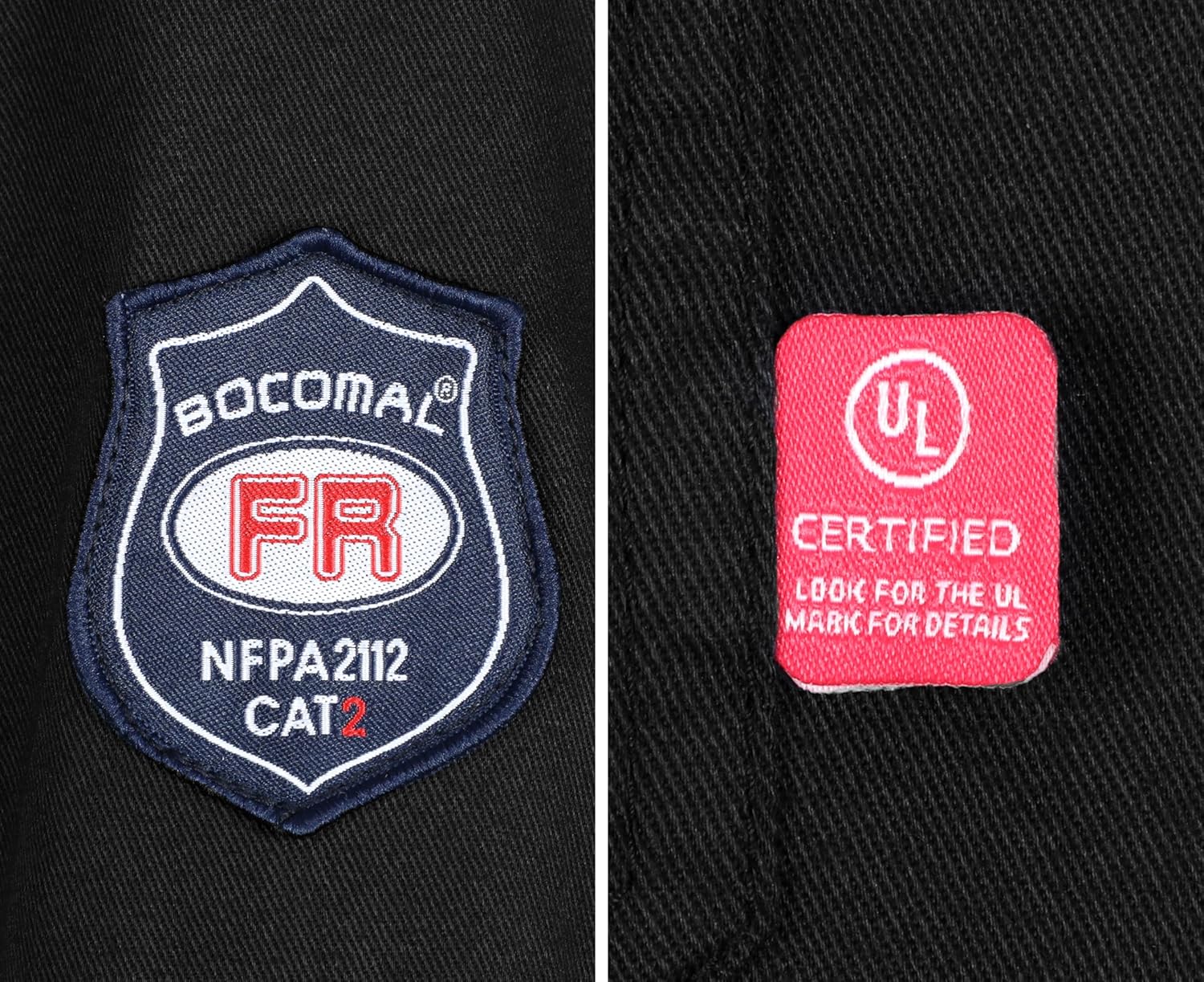 BOCOMAL FR Shirts 6.25oz Lightweight Welding Shirts Flame Resistant Men's Fire Retardant Shirt - Image 6