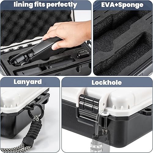 Miniatura 5 de Estuche rígido de viaje impermeable para DJI Osmo Pocket 3 Creator Combo con cubierta protectoracombo de expansión de energíaaccesorios para cámara
