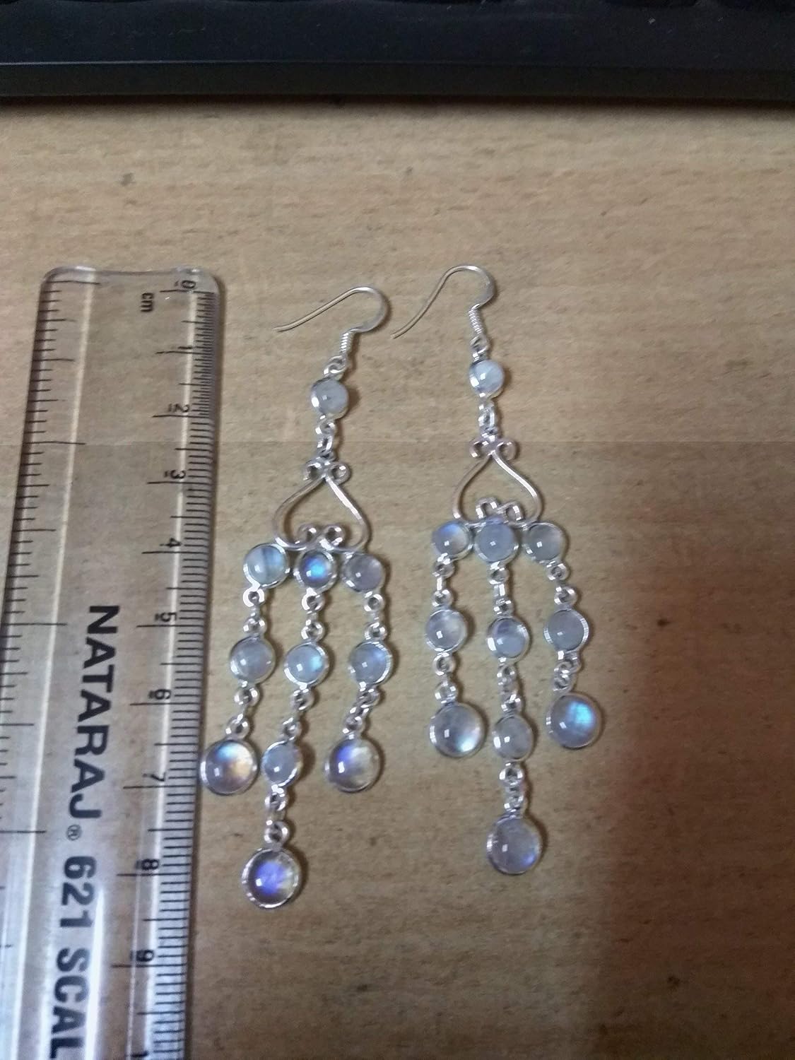 Rainbow Moonstone Earrings, Sterling Silver Earrings, Boho Earrings, Trending Earrings, Fashion Earrings, Boho Earrings, January Birthstone, Bridesmaids gifts, 3rd Anniversary, Long Earrings