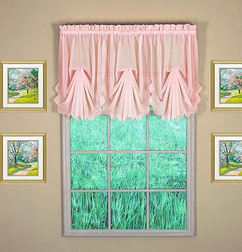 Vista 866 de Today's Curtain - Cortina Emelia de gasa original, panel de 84 pulgadas, negro, 60 pulgadas de ancho x 84 pulgadas de largo