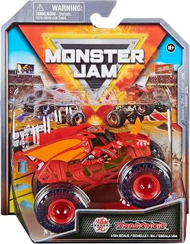 Monster Jam, Official Bakugan Dragon Noid Monster Truck, Diecast Vehicle, 164 Scale, Kids Toy for Boys Ages 3+