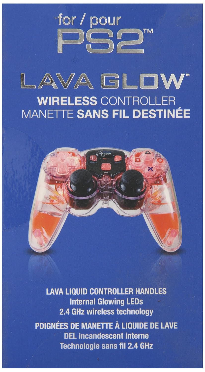 Authеntіс Crаzу Dеаlѕ PS2 Lava Glow 2.4 GHZ RF Wireless Controller