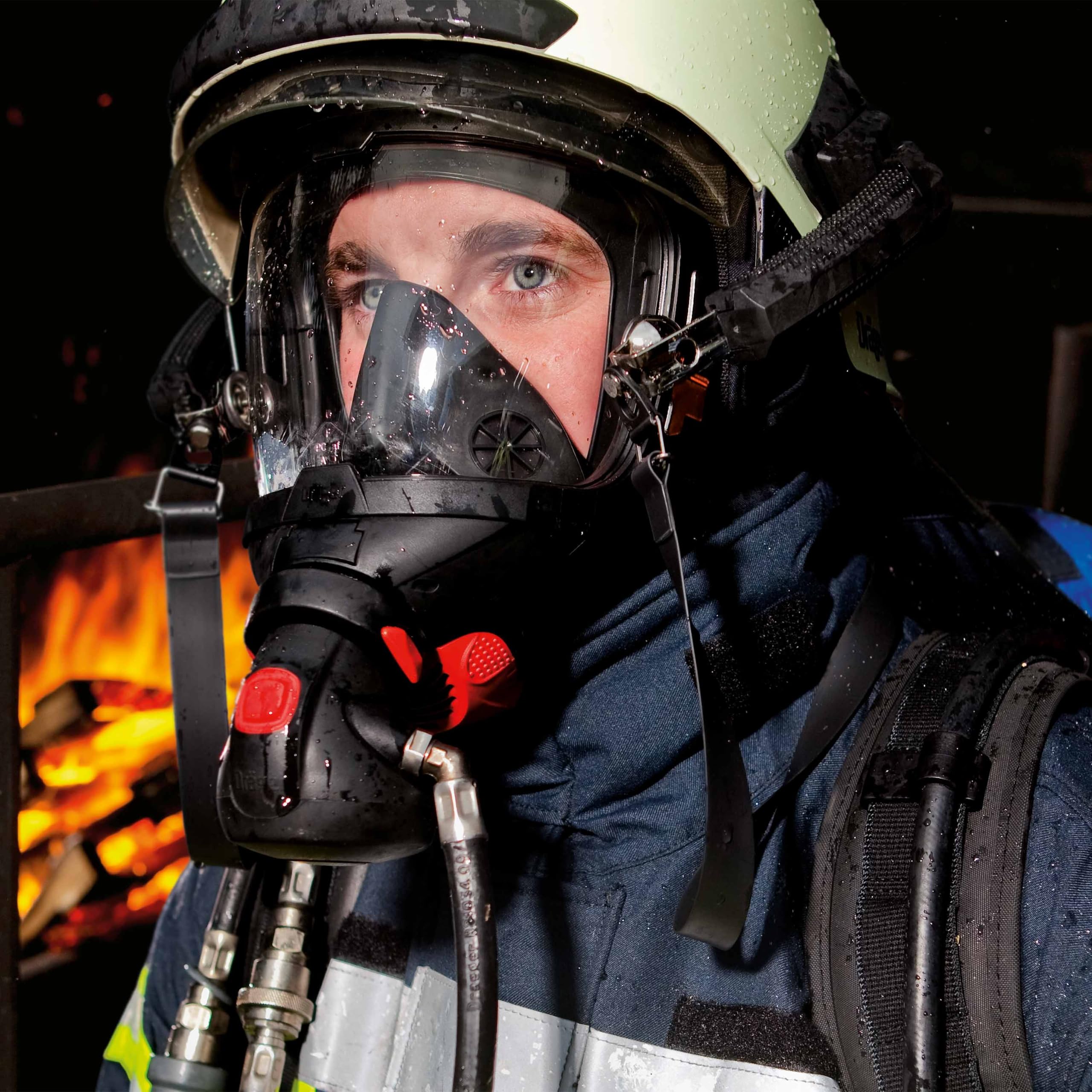 Dräger Maska ochronna FPS 7000 z nadciśnieniem (ESA) dla straży pożarnej