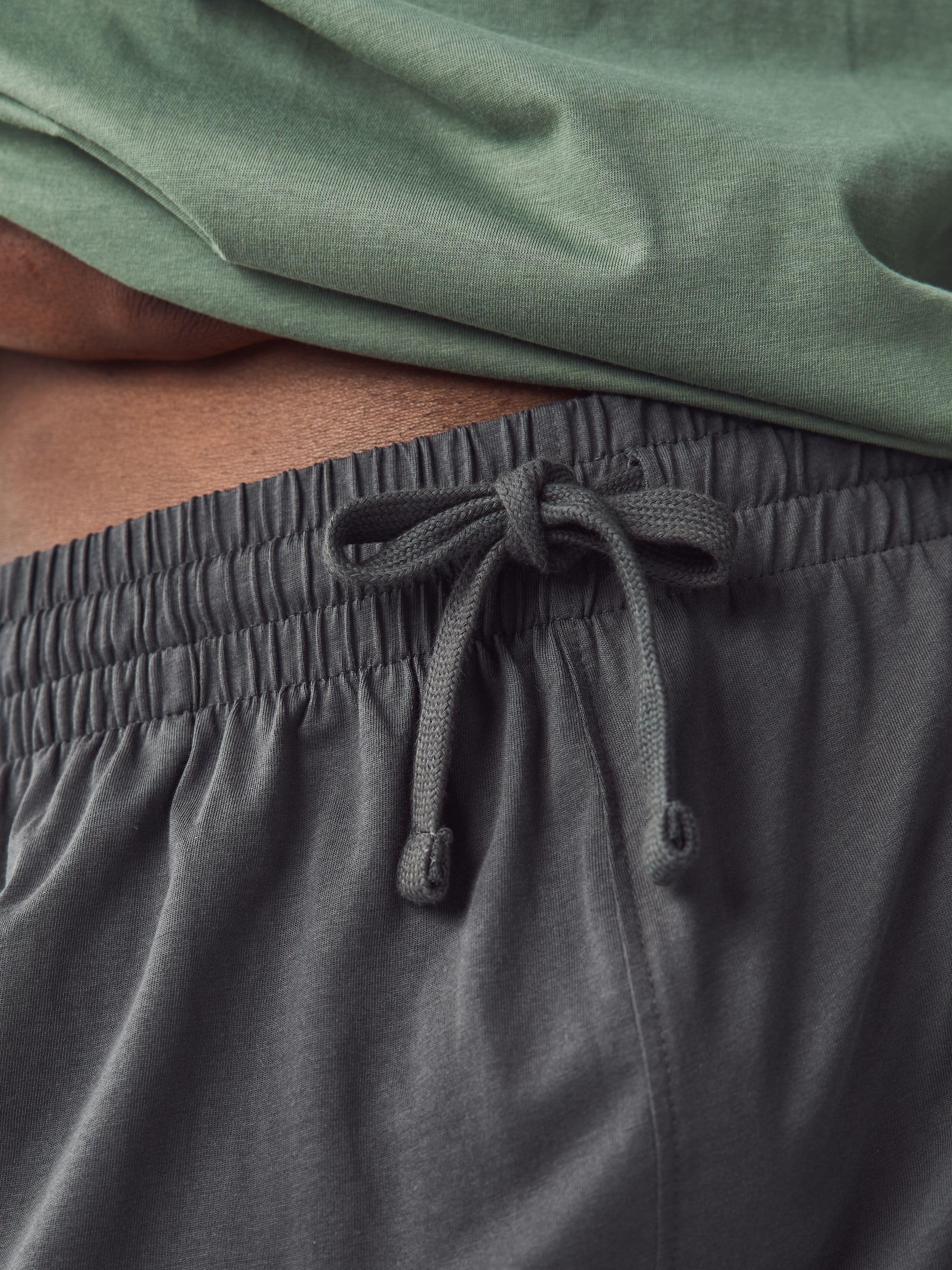 NEXT Hombres Pack con 2 Conjuntos de Pijamas Cortos de Punto | Corte estándar, tamaño medio cordón de ajuste, 100% algodón