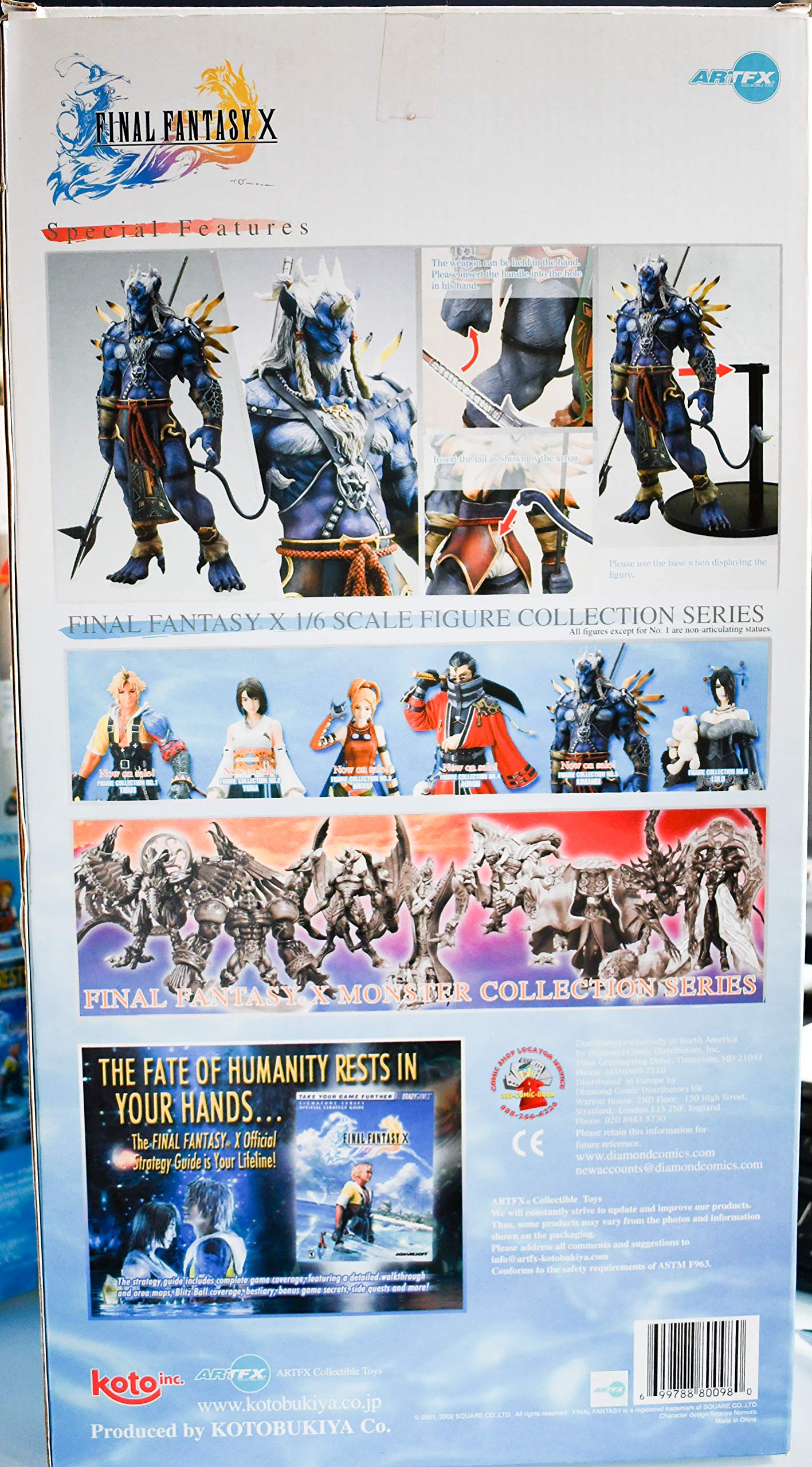 Final Fantasy X 1/6 Scale Figure Collection #5 Kimahri by
