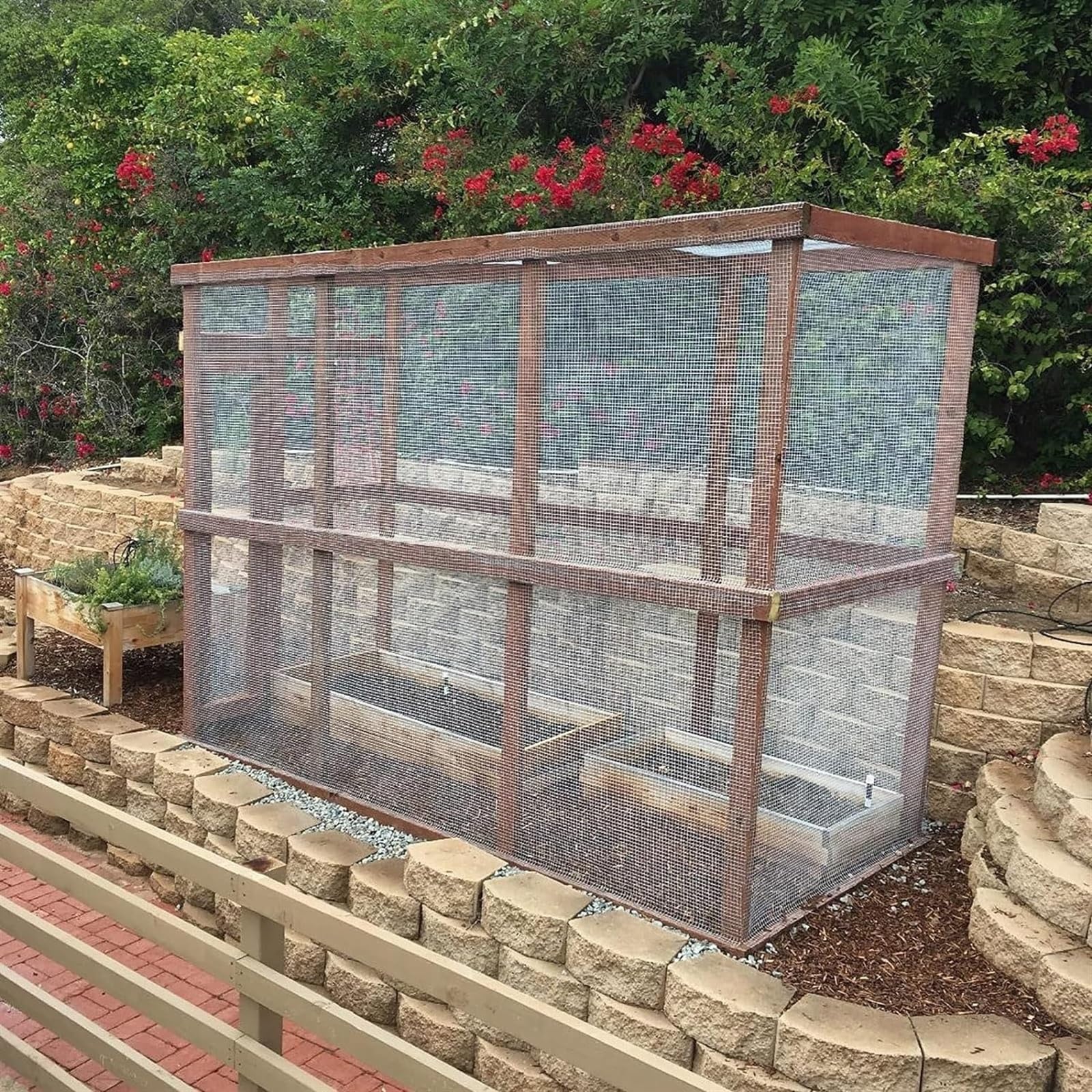 Malla de alambre de acero inoxidable con 8 filtros de malla fina para valla de conejo, 1 x 6 m