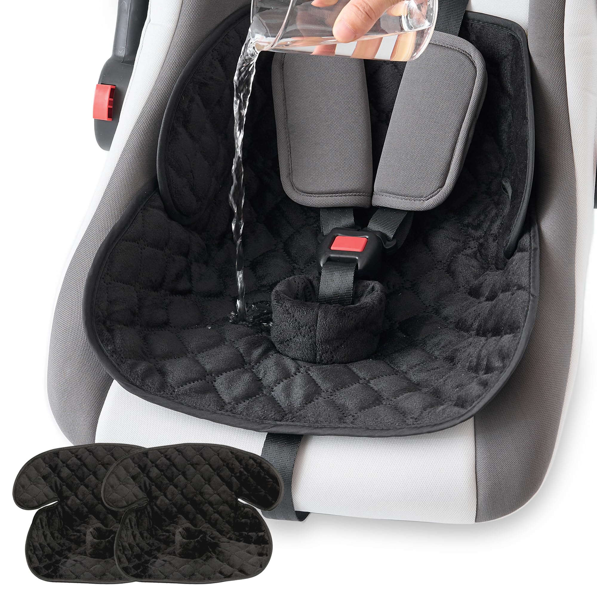 2 Pack Waterproof Piddle Pads Carseat Potty Training Car Seat Protector Waterproof Car Seat Liner Cover to Prevent