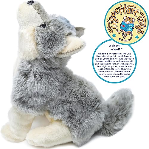 Miniatura 4 de Wolcott The Wolf - Peluche de 11 pulgadas