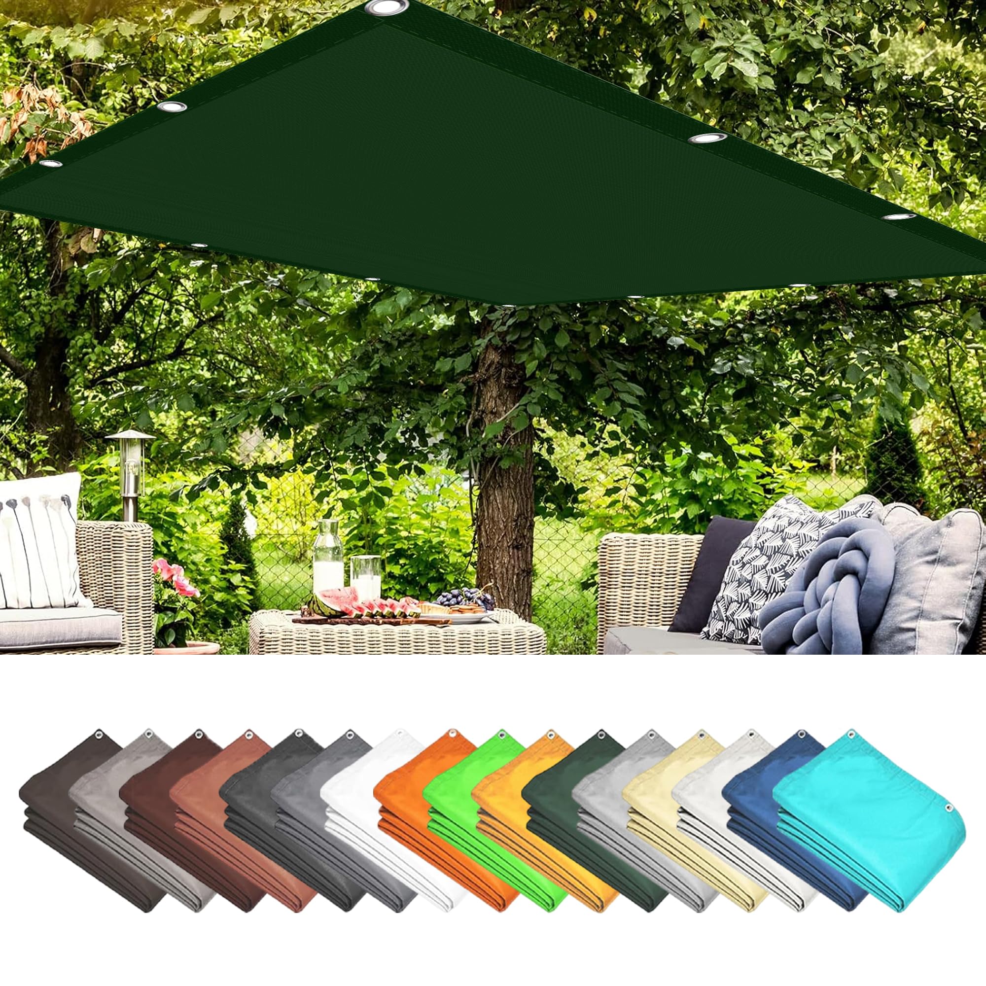 Voile ombrage extérieure pour ombrager un petit balcon