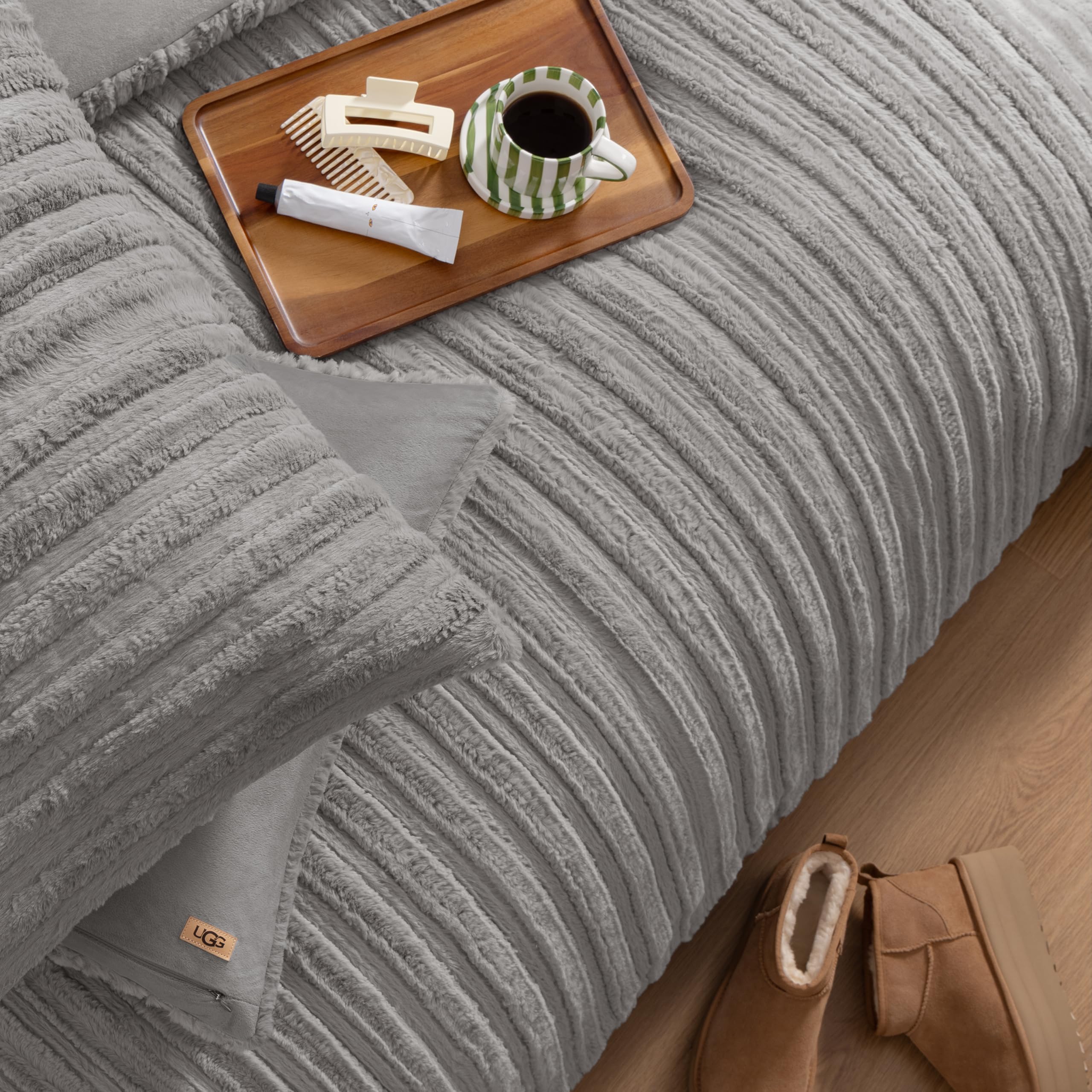 Amazon｜UGG 13082 Kenzie King-California King 掛け布団セット