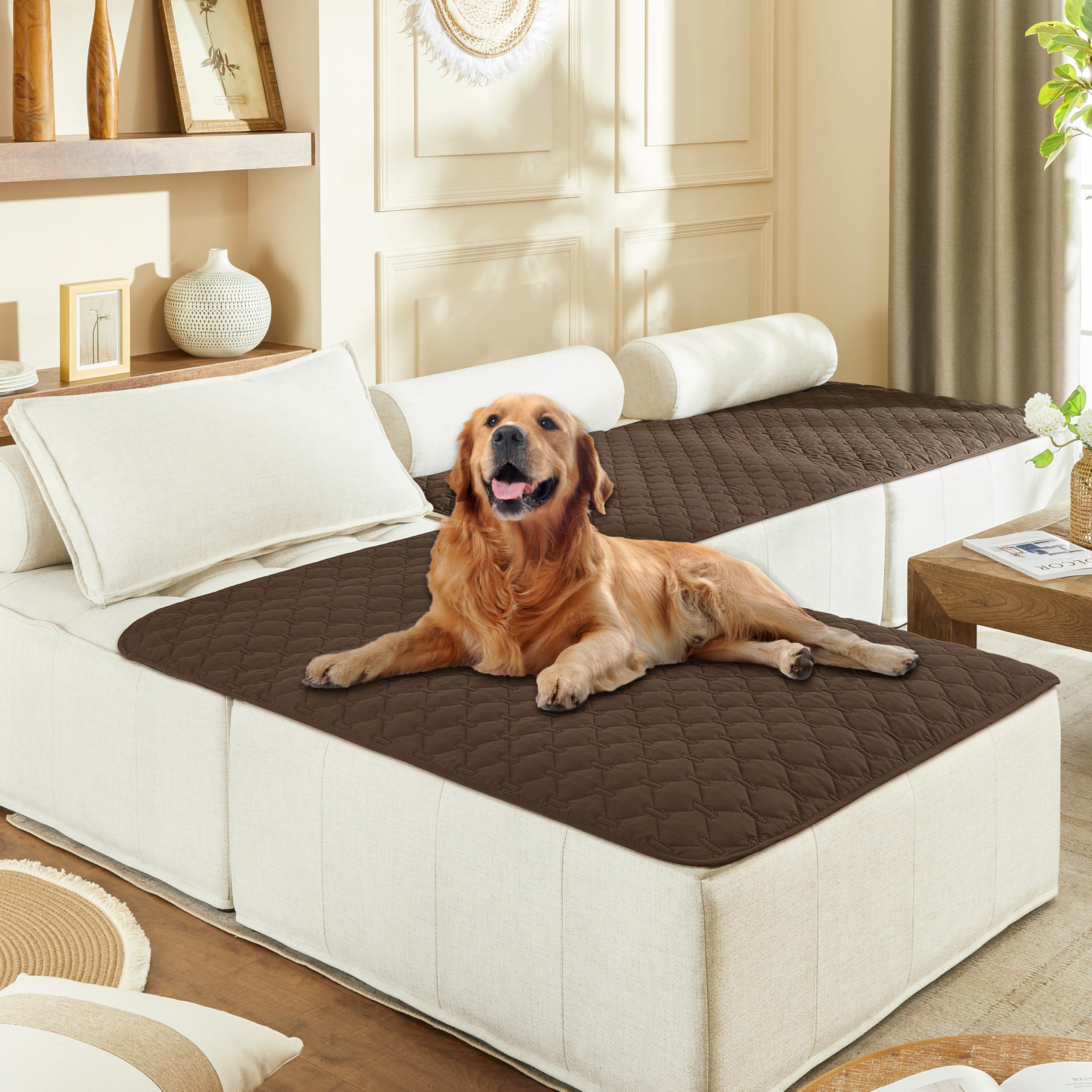 gogobunny Waterproof Blanket for Dogs，Couch Covers for Sectional Sofa