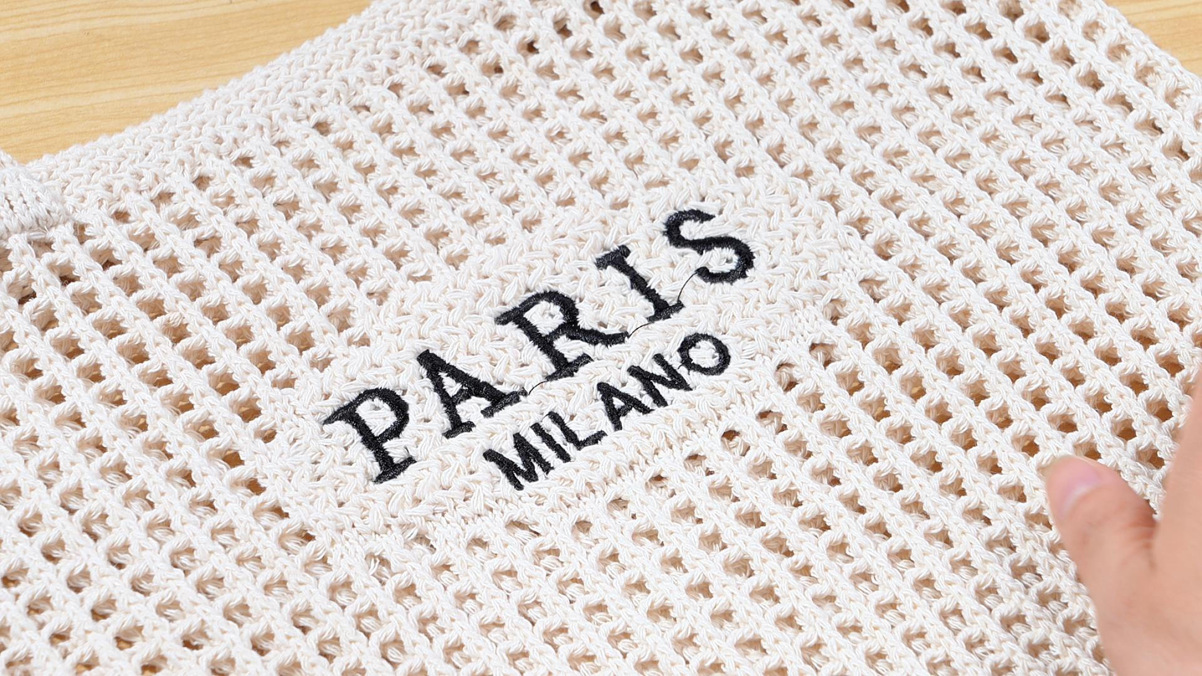 Bolso tote de crochet para playa y vacaciones miniatura 7