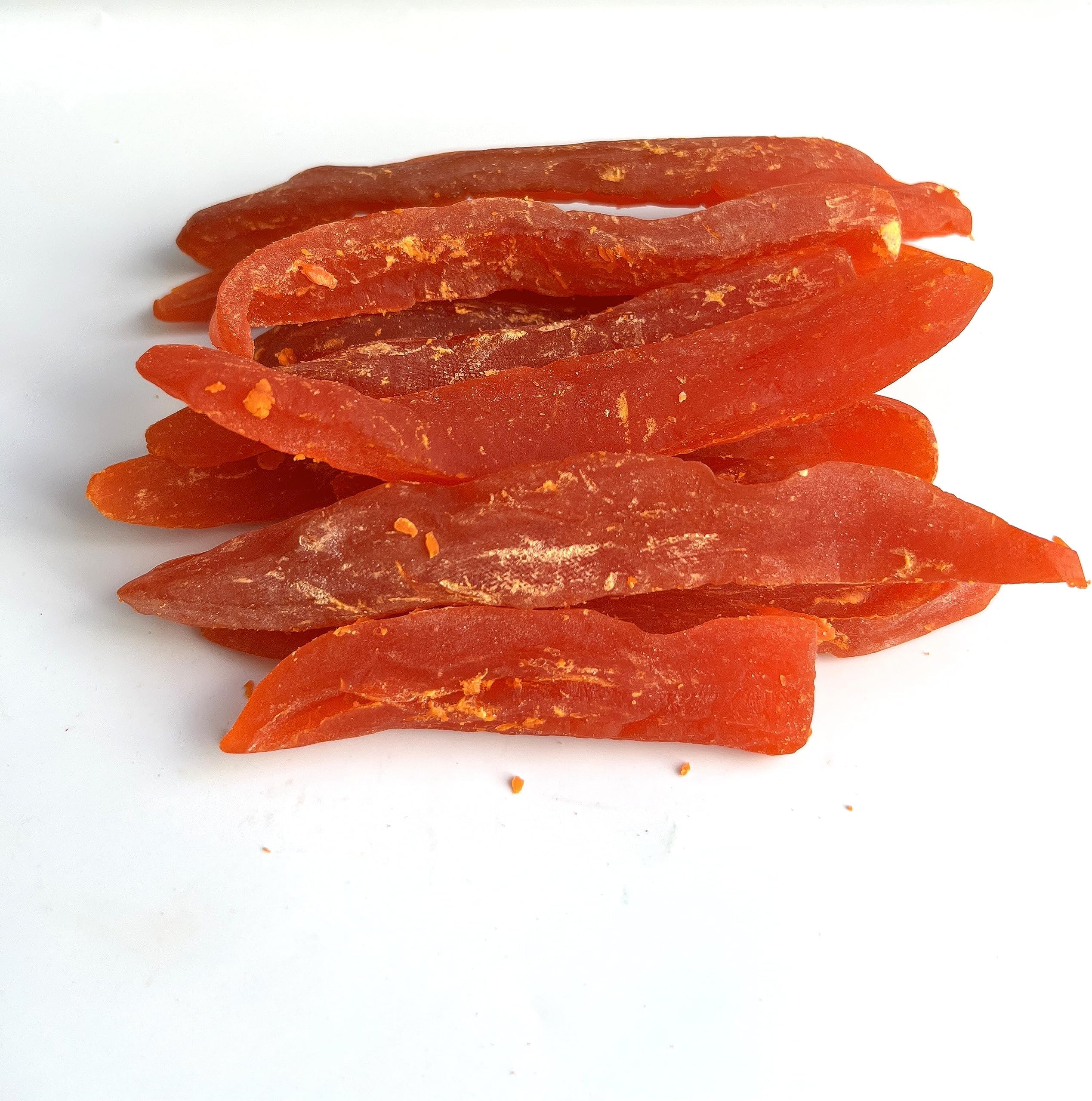 Dried Papaya Spears, Sweetened Dried Fruit Snack, 2 Pound