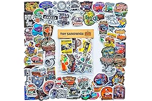 90 Count Hot Rod Sticker Pack