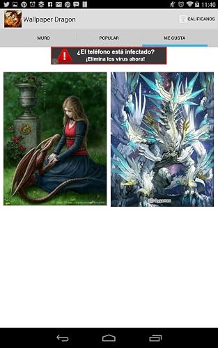 Wallpaper Dragon – vue 5