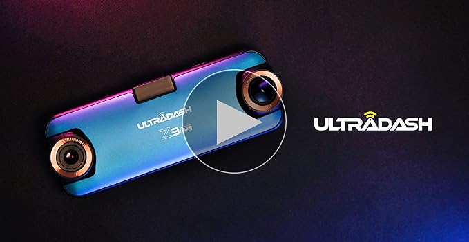 クラシック 3CD-R Electronic Panorama UltraDash Z3+ Standard Edition - Dual Lens Dash Cam 2K 1440P