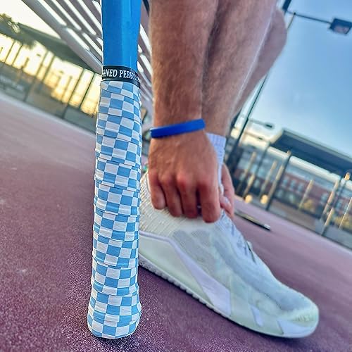 Miniatura 4 de Cinta de agarre para raqueta de tenis - Agarres de tenis personalizables y con tacto de humedad - Agarre antideslizante para raqueta de tenis