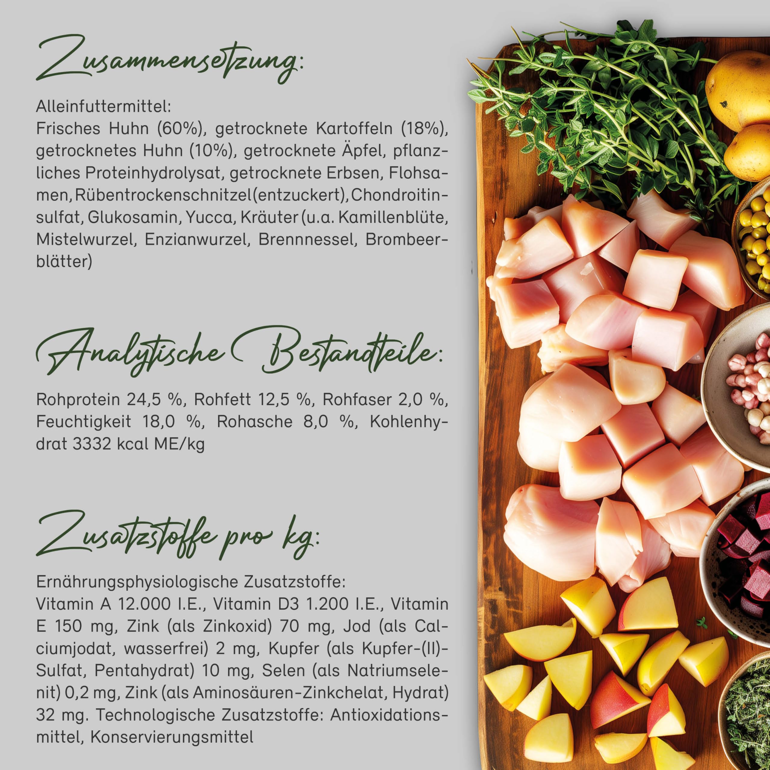Soft Maxi Adult | Halbfeuchtes Hundefutter mit 70% frischem Fleisch für große, ausgewachsene Hunde. Getreidefreies Alleinfutter ohne Zusatzstoffe im Beutel | 5kg Huhn mit Kartoffel