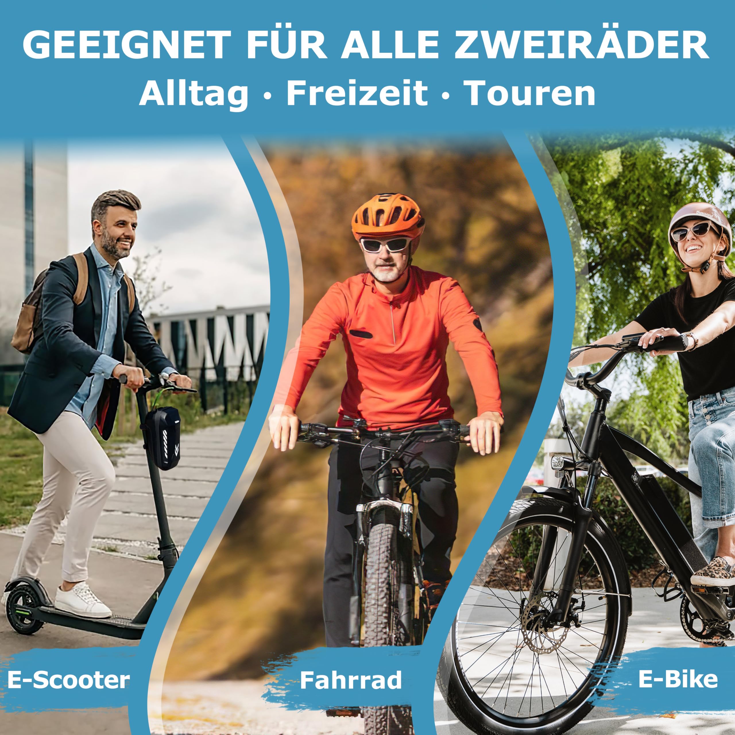 WIDDER Sicheres Handschellenschloss [80cm lang, 4 Schlüssel, 8mm Massiv Stahl] E Scooter Schloss mit Tasche – Handschellen Schloss für e Roller & Fahrrad - Fahrradschloss, e-scooter & e bike lock