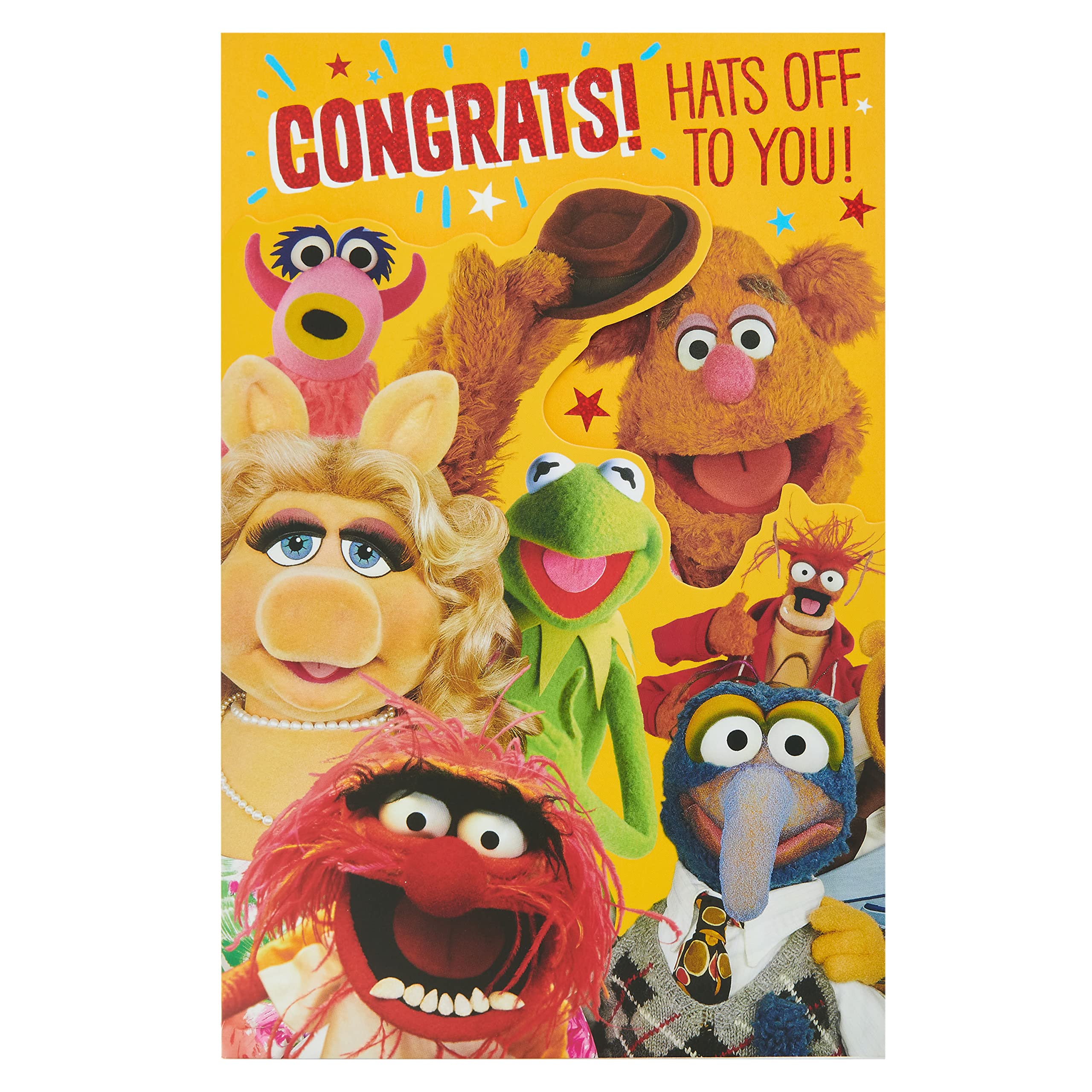 UK Greetings Disney The Muppets Congratulations To You Card for General Occasions, New Job, Well Done