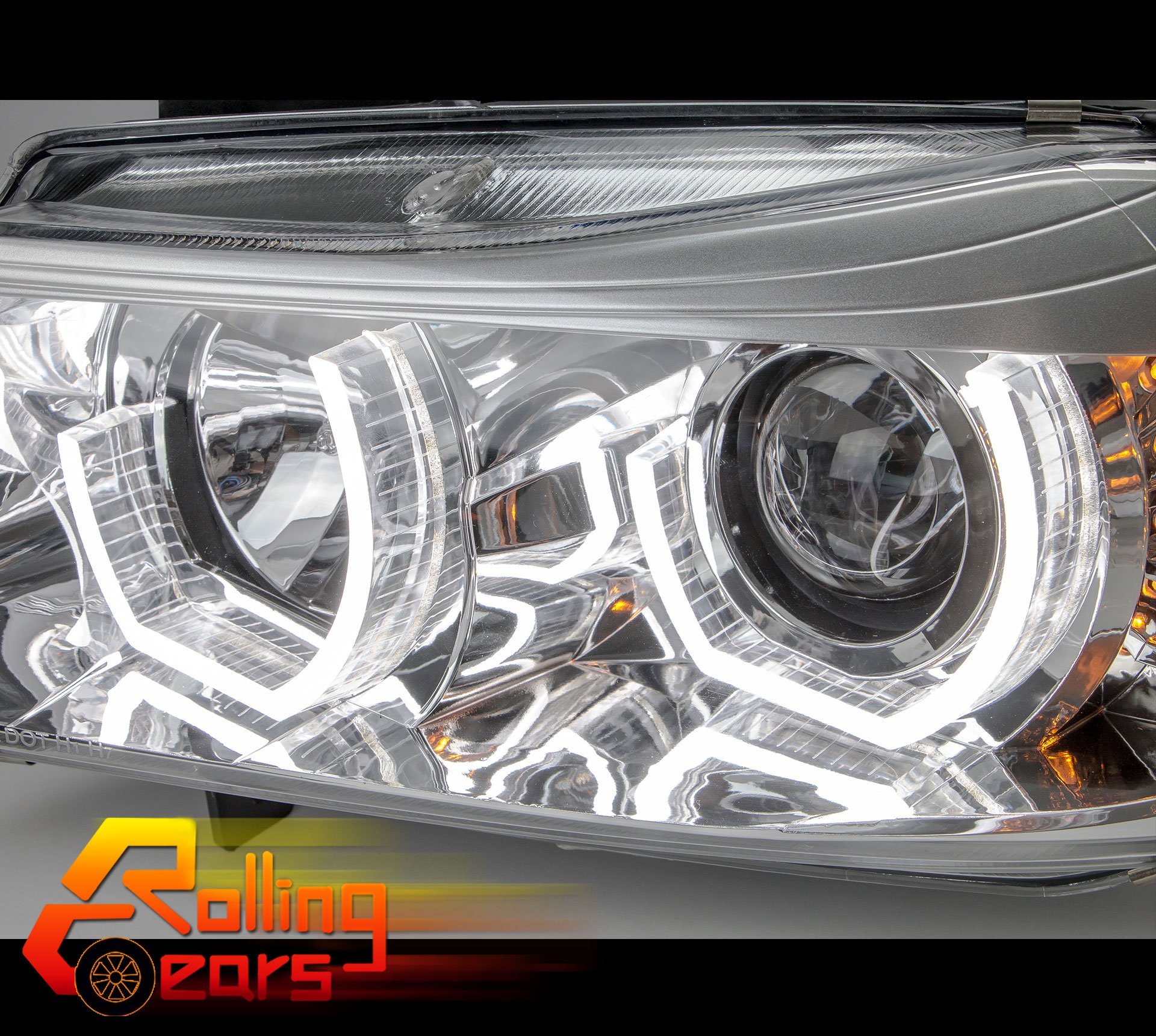 Black Headlight Headlamp Projector For BMW E90 E91 3series, New