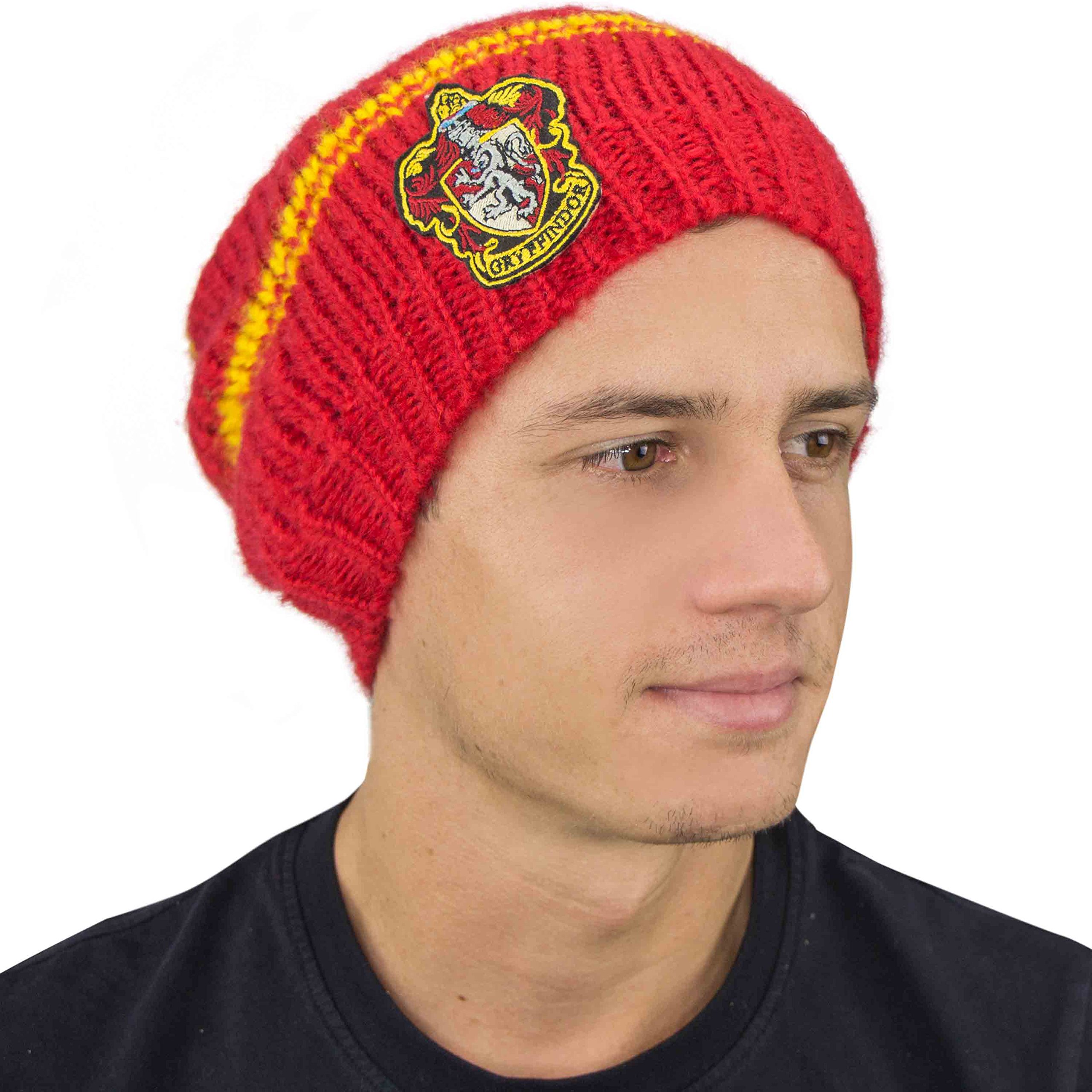Cinereplicas - Harry Potter - Slouchy Beanie - Officially licensed - Gryffindor - Bright red & Yellow