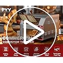 PYY-Commercial-Conveyor-Toaster-400-SlicesHour-Electric-Industrial-Belt-Toasters-Oven-Heavy-Duty-Stainless-Steel-Tostadora-Transportadora-for-Bun-Bagel-Bread-Waffle-Restaurant-Buffet-Catering-1800W