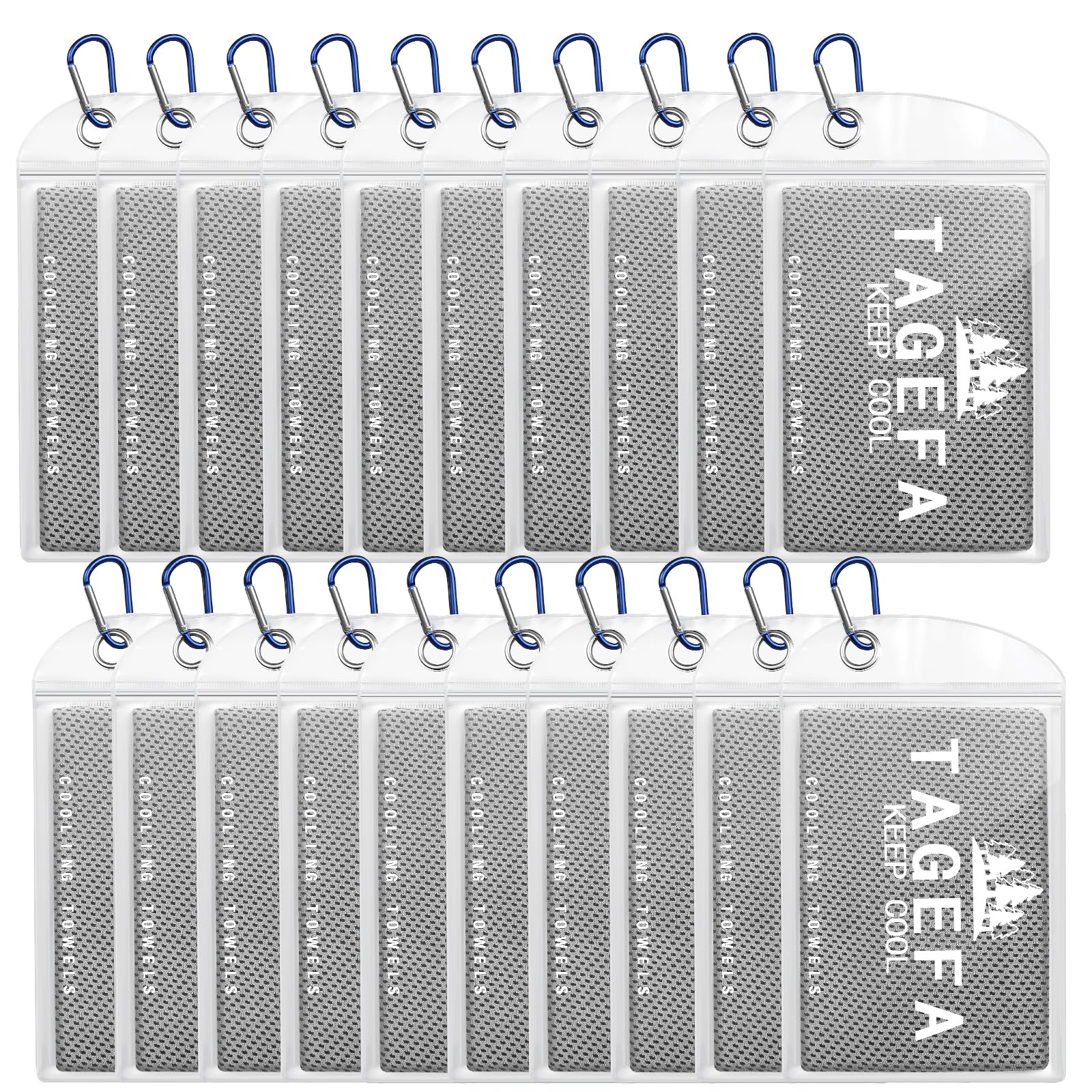 Tagefa Cooling Towels 20 Pack, 40