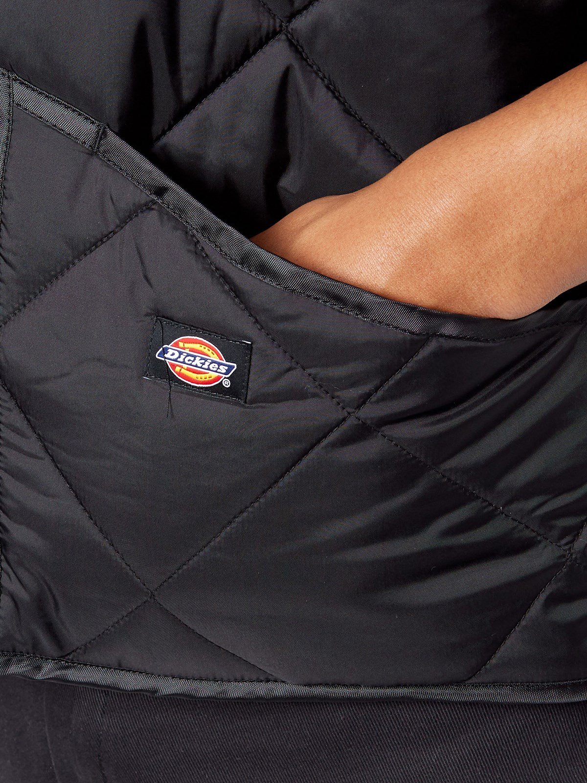 Dickies Diamond Quilted Nylon Vest Giacca senza maniche Uomo (Pacco da 1)