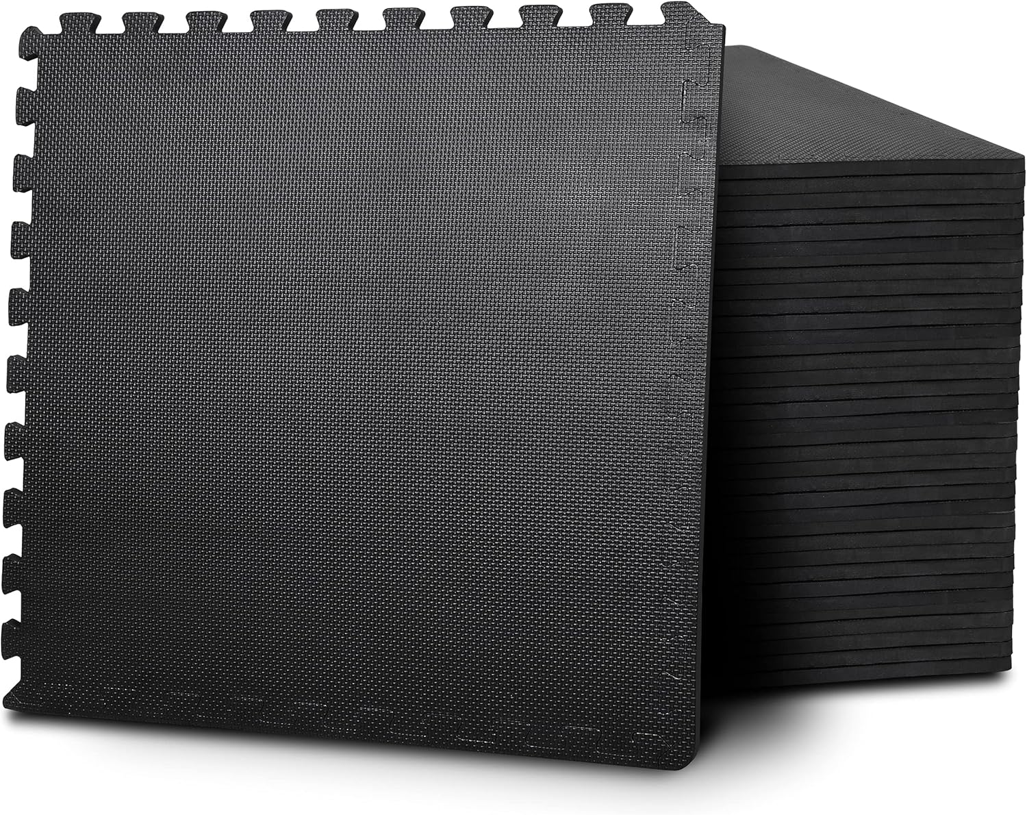 ZENY Puzzle Exercise Mat 24 Tiles 1/2'' Interlocking Foam Floor Mat, Gym Flooring Mat, Home Gym Workout Exercise Equipment Mat (24 Tiles 96sqft)