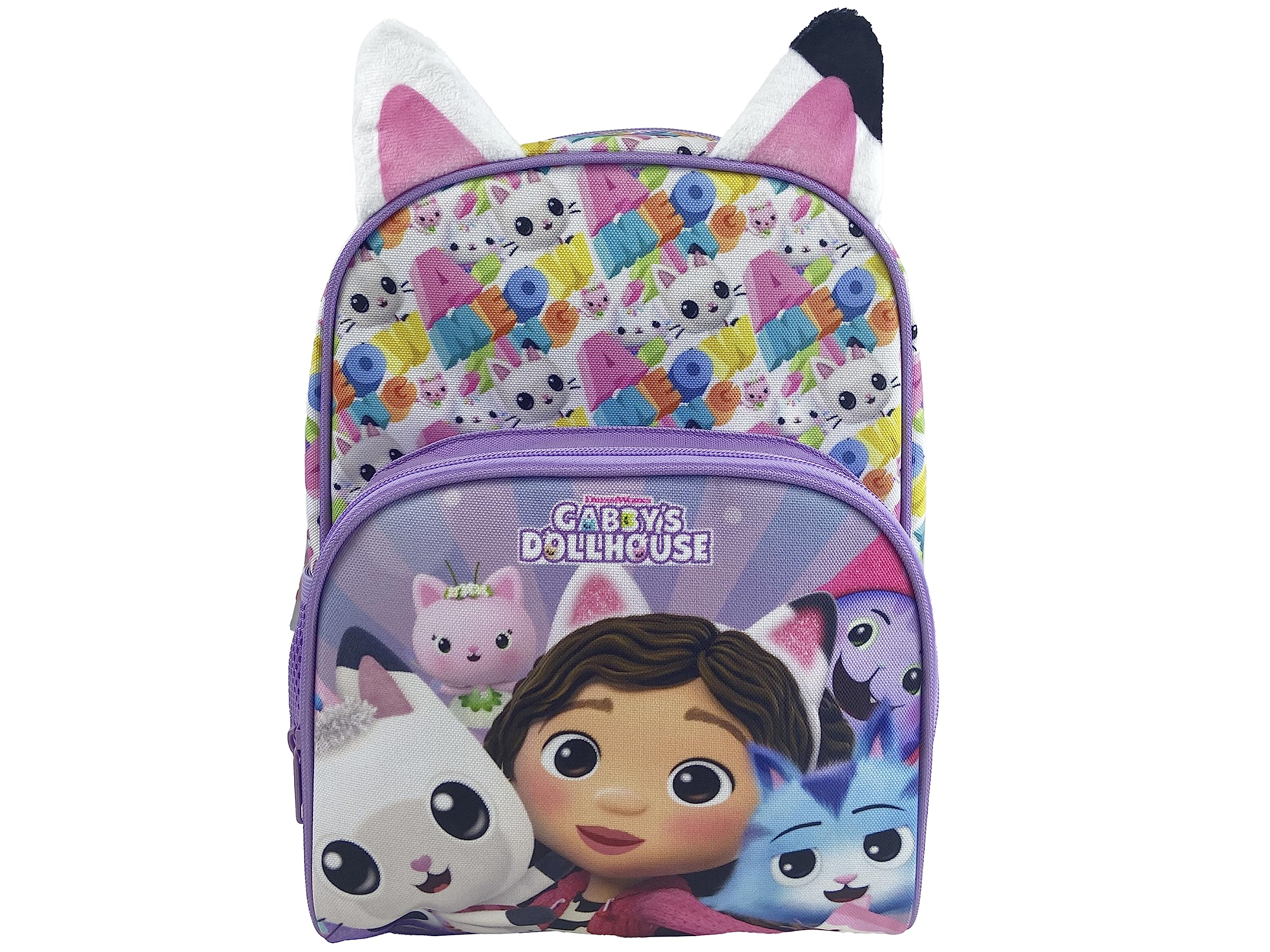 CYPBRANDS Gabby- Mochila, Preescolar, Material Escolar, Backpack, Bolso Infantil, Color Morado, Producto Oficial (CyP Brands)
