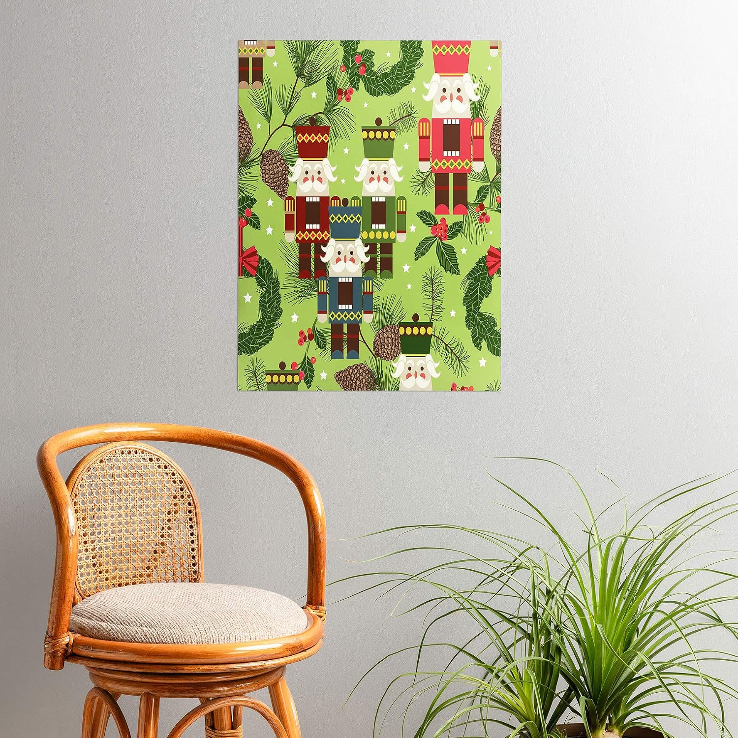 Deny Designs Sabine Reinhart Nutcracker Gang Poster, 18x24, Multi-Color