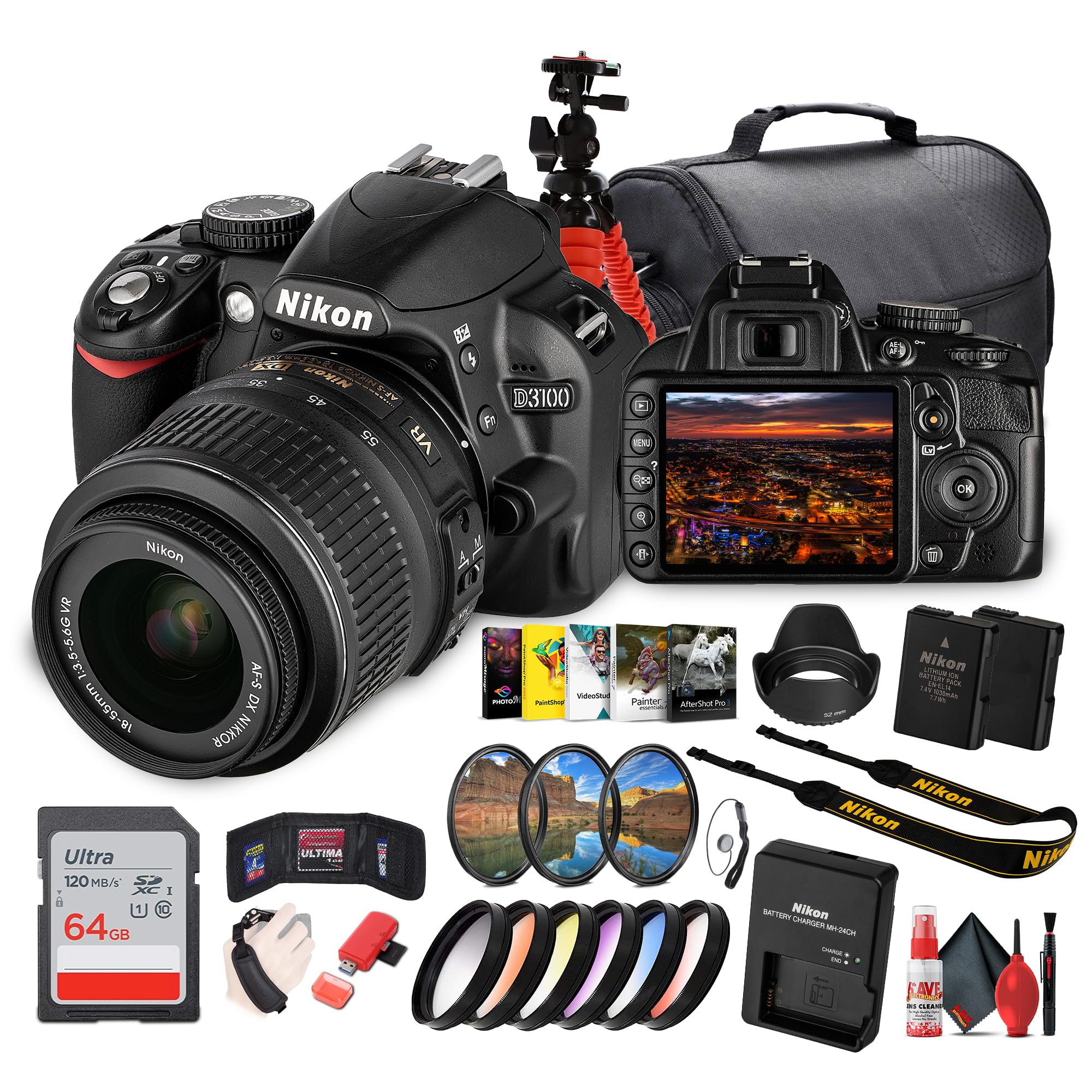 Amazon.com : Nikon D3100 DSLR Camera Kit with 18-55mm VR