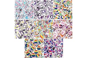 480 LGBTQ Transgender and Non Binary Stickers No Repeats