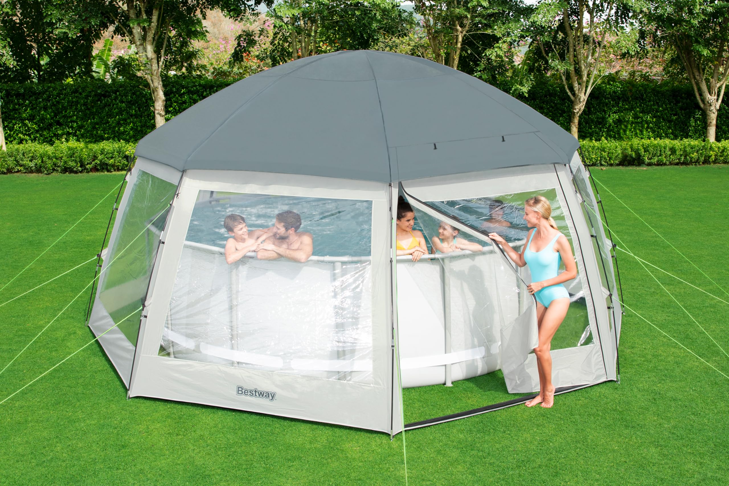 Bestway Pavillon für runde Pools, 600 x 295 cm